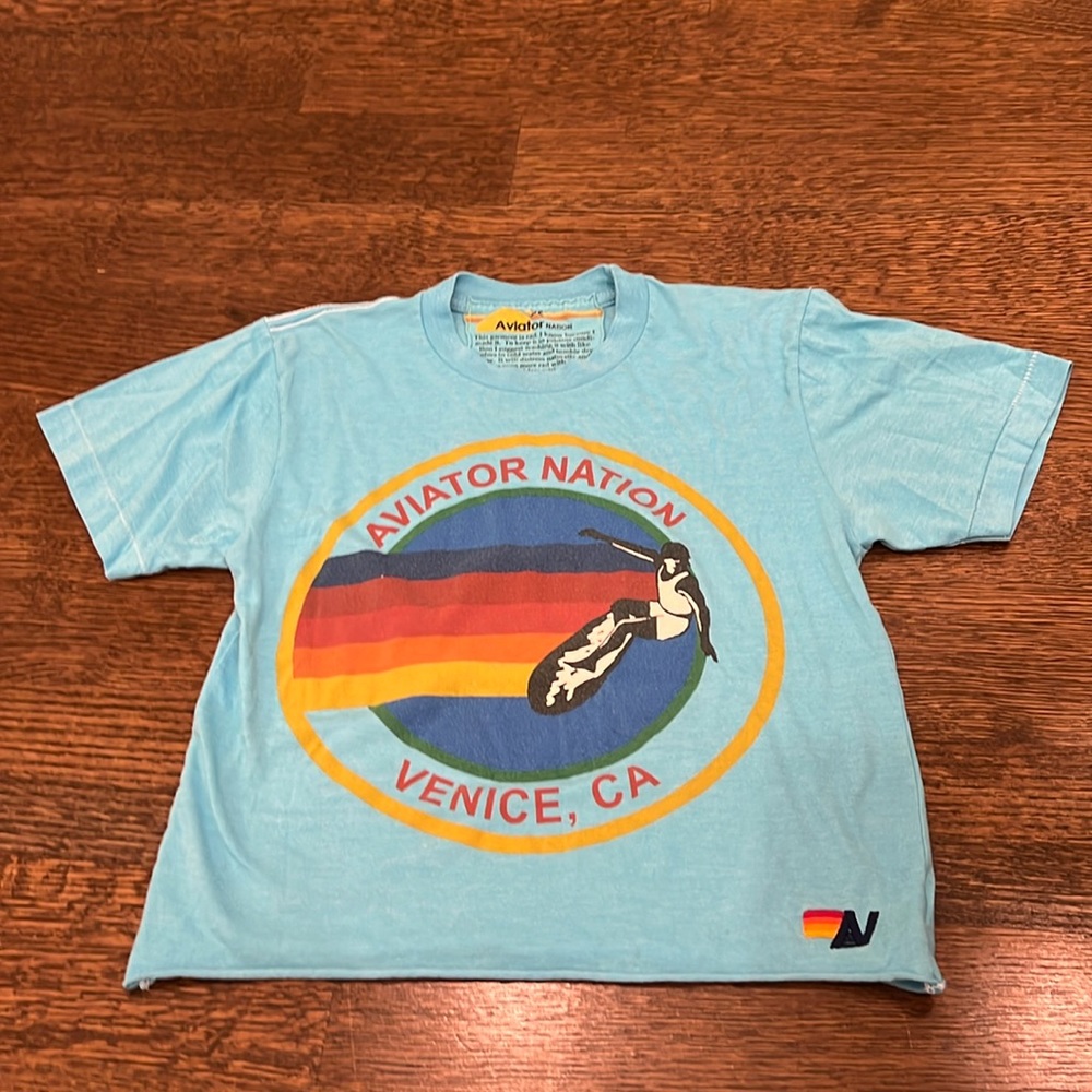 Women’s XS AVIATOR NATION t shirt. Great condition.